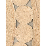 Vloerkleed Jaipur Jute - Rond Tapijt - 100% Jute - Natur