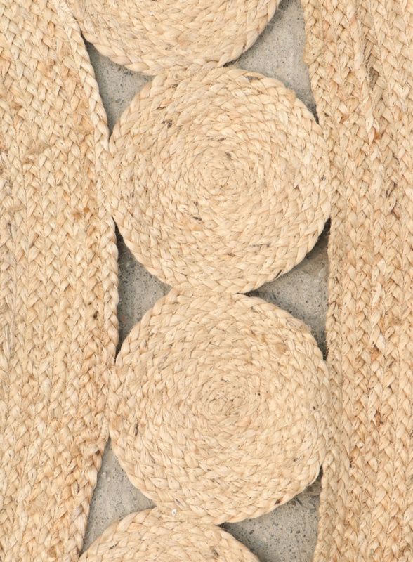 Vloerkleed Jaipur Jute - Rond Tapijt - 100% Jute - Natur