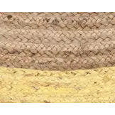 Vloerkleed Jaipur Jute - Rond Tapijt - 100% Jute - Beige Geel