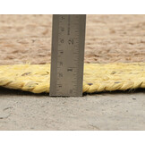 Vloerkleed Jaipur Jute - Rond Tapijt - 100% Jute - Beige Geel