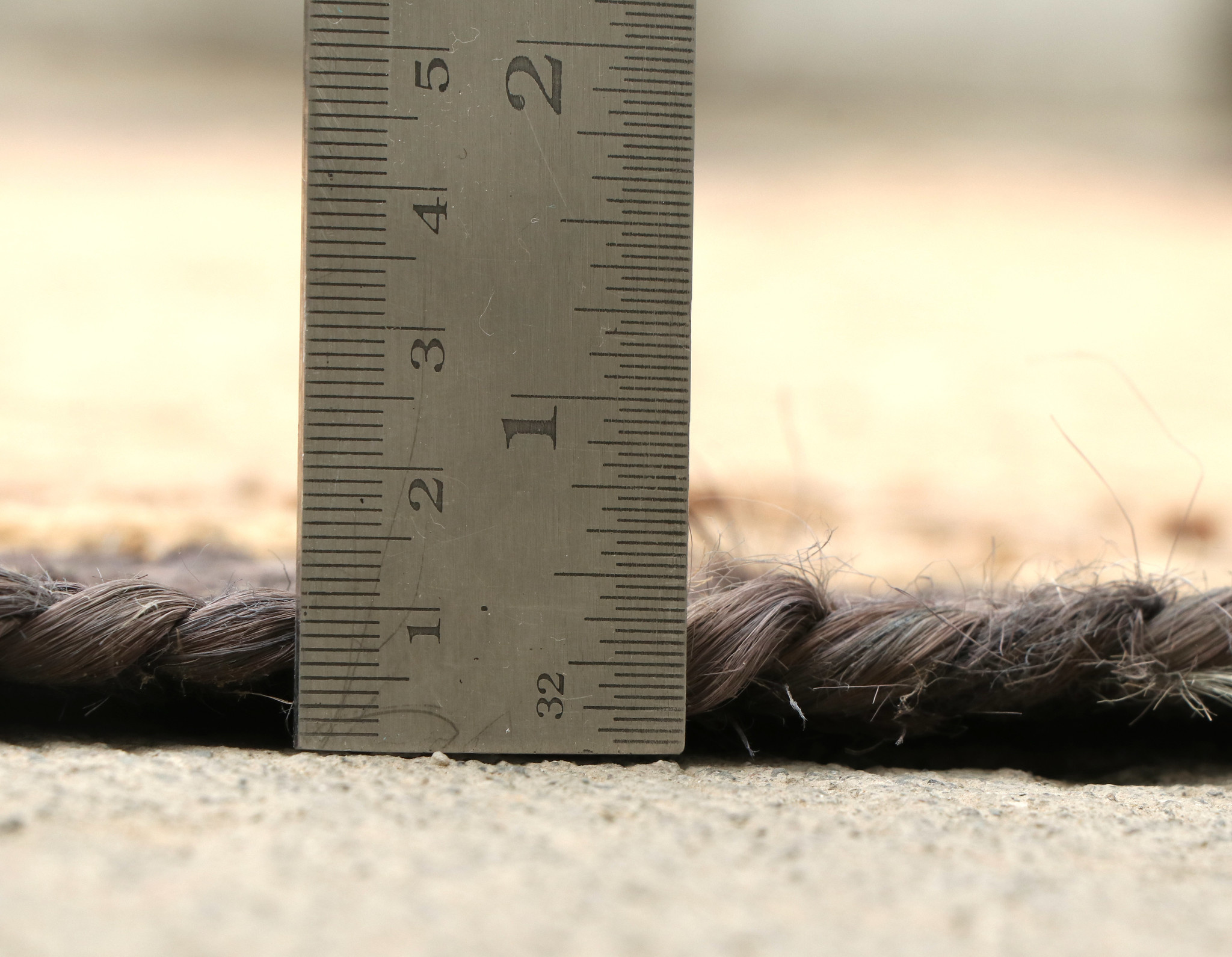 Vloerkleed Jaipur Jute - Rond Tapijt - 100% Jute - Beige Zwart