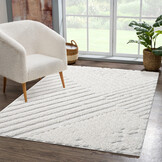Vloerkleed Focus Feel - Hoogpolig - Fluffy  - Scandinavisch - Creme