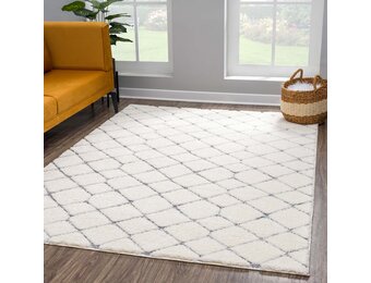 Vloerkleed Focus Madrid - Hoogpolig - Fluffy - Scandinavisch - Creme