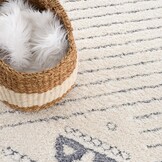 Vloerkleed Focus Anime - Rond - Hoogpolig - Fluffy - Scandinavisch - Multikleur Creme