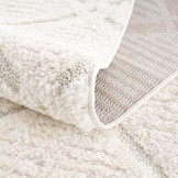 Vloerkleed Focus Style - Hoogpolig - Fluffy  - Scandinavisch - Creme