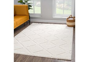 Vloerkleed Focus Style - Hoogpolig - Fluffy  - Scandinavisch - Creme