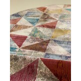 Tapijtenloods Picasso Sahra Vintage Rond Vloerkleed Multi Laagpolig