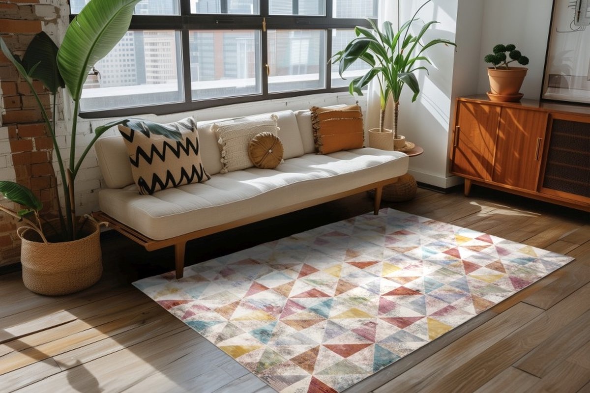 Picasso Vintage Abstract Vloerkleed Multi