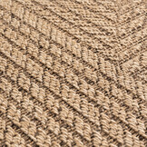 Timber Style Buitenkleed – Indoor & Outdoor, Jute-Look Vloerkleed, Weerbestendig, Tuin, Balkonkleed - Beige
