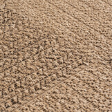 Timber Lorium Buitenkleed – Indoor & Outdoor, Jute-Look Vloerkleed, Weerbestendig, Tuin, Balkonkleed - Beige