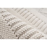 Tunis Soft - Berberlook Vloerkleed - Laagpolig, Uni Effen, 100% Polyester, Soft Touch, Handgeknoopte Franjes - Creme
