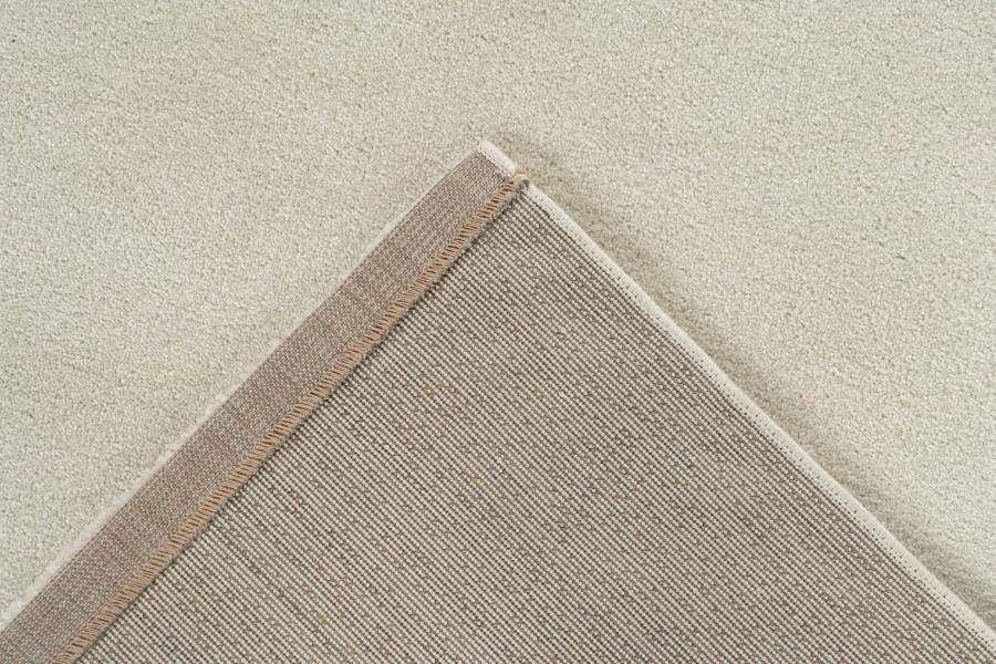 Trendy Home Uni - Modern Vloerkleed - Effen, Laagpolig, Velours, Hoge dichtheid, Soft Touch - Creme