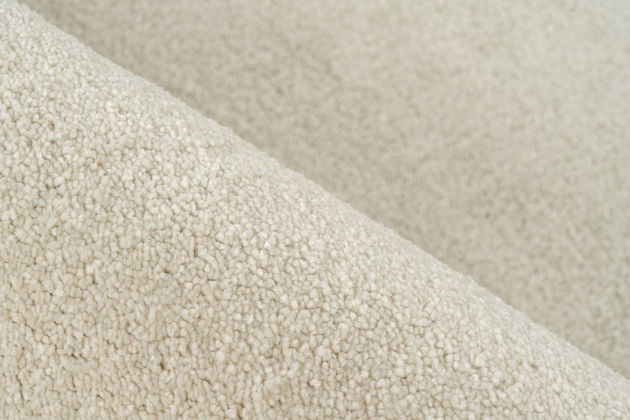 Trendy Home Uni - Modern Vloerkleed - Effen, Laagpolig, Velours, Hoge dichtheid, Soft Touch - Creme
