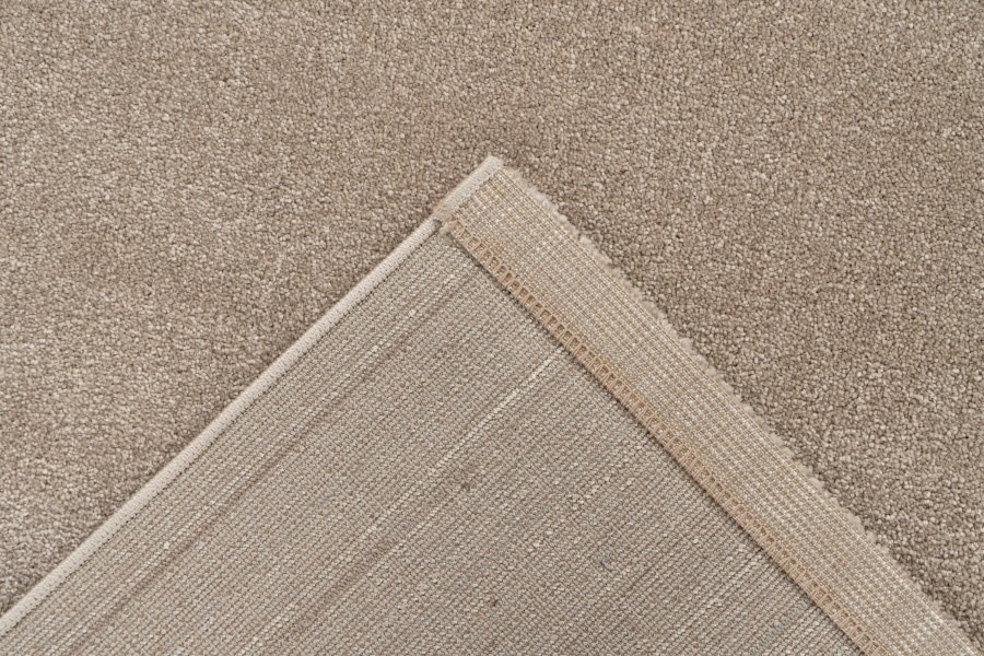 Trendy Home Uni - Modern Vloerkleed - Effen, Laagpolig, Velours, Hoge dichtheid, Soft Touch - Beige