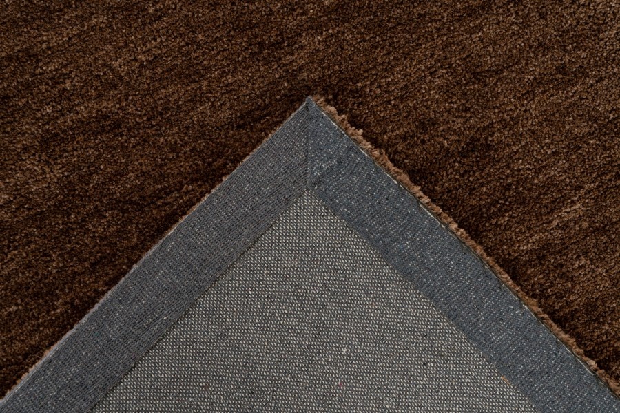 Comfy Soft - Luxe Effen Vloerkleed - Laagpolig - 100% Polyester, Katoenen Rug, Soft Touch - Bruin