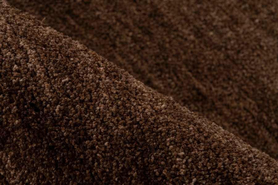 Comfy Soft - Luxe Effen Vloerkleed - Laagpolig - 100% Polyester, Katoenen Rug, Soft Touch - Bruin