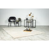 Comfy Soft - Luxe Effen Vloerkleed - Laagpolig - 100% Polyester, Katoenen Rug, Soft Touch - Creme Wit