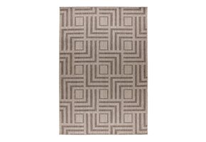Casa Milano - Buitenkleed – Indoor & Outdoor, Sisal-Look Vloerkleed, Weerbestendig, Tuin, Balkonkleed - Taupe