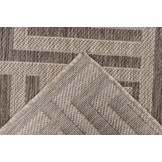 Casa Milano - Buitenkleed – Indoor & Outdoor, Sisal-Look Vloerkleed, Weerbestendig, Tuin, Balkonkleed - Taupe