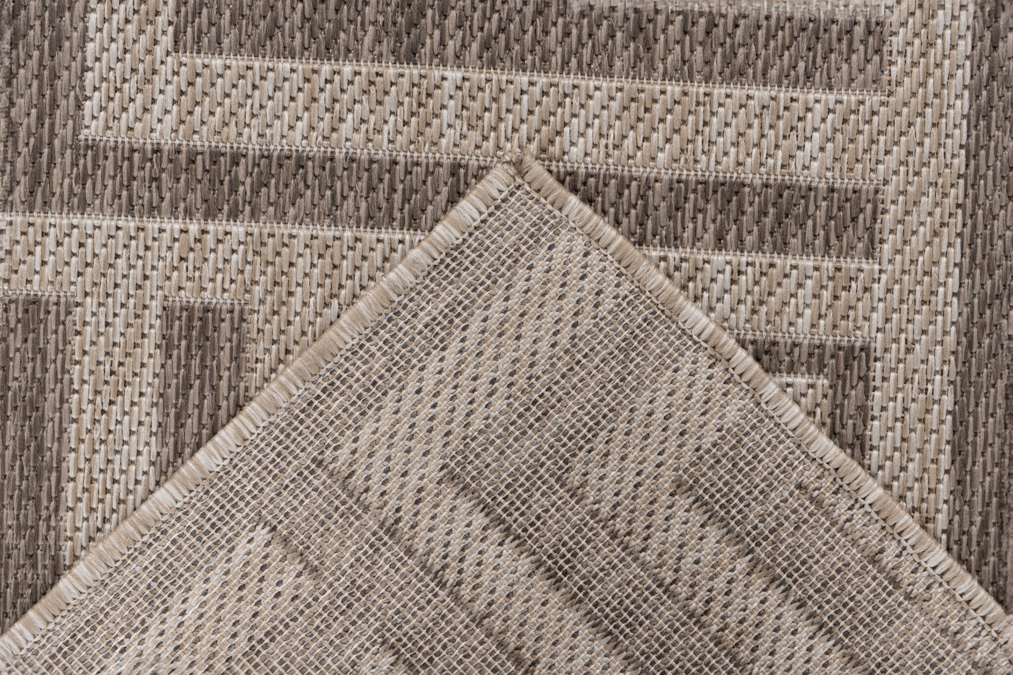 Casa Milano Sisal-Look Buitenkleed Taupe