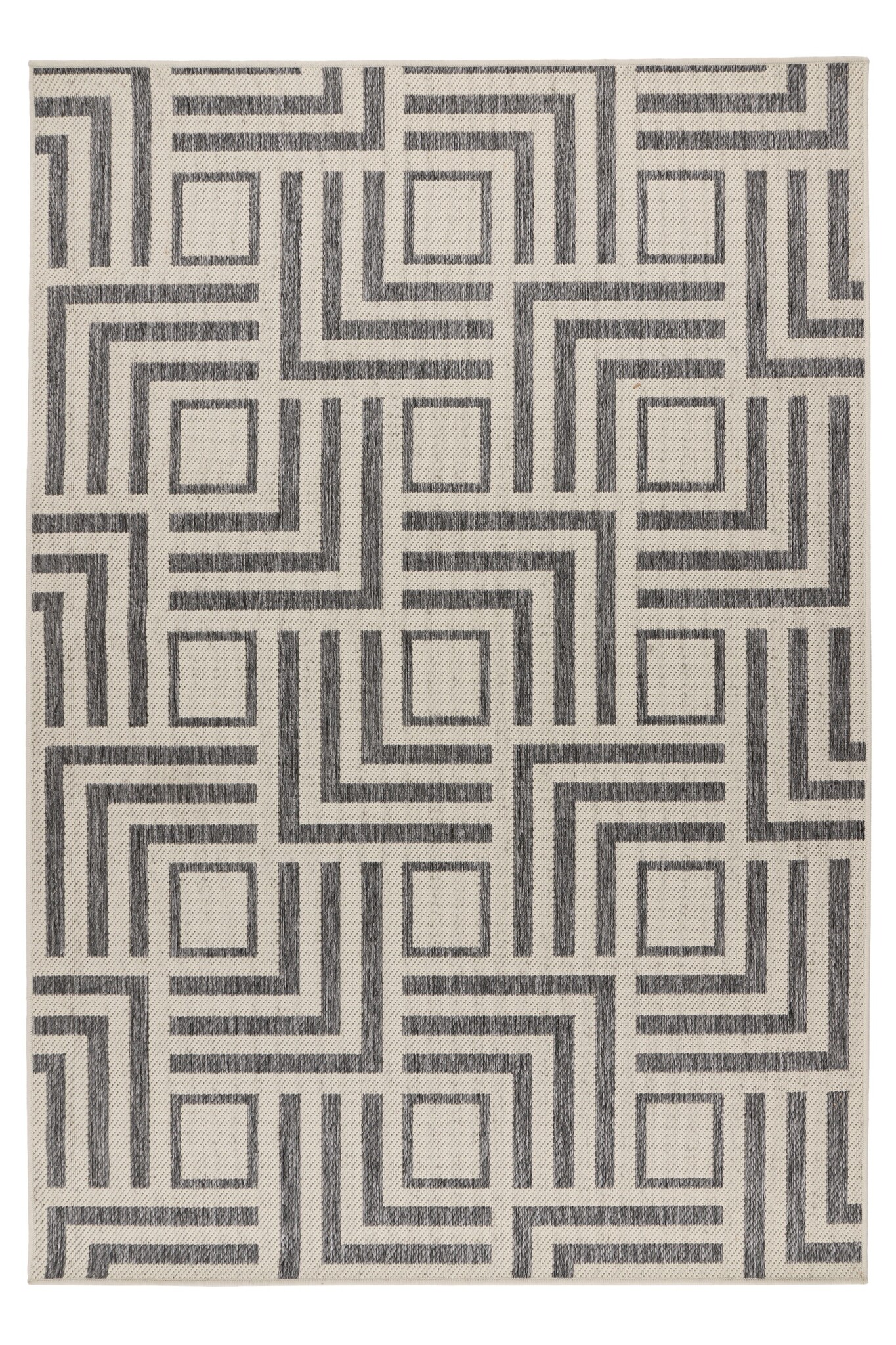 Casa Milano - Buitenkleed – Indoor & Outdoor, Sisal-Look Vloerkleed, Weerbestendig, Tuin, Balkonkleed - Creme