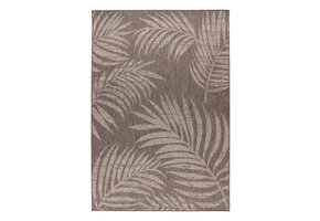Casa Floral - Buitenkleed – Indoor & Outdoor, Sisal-Look Vloerkleed, Weerbestendig, Tuin, Balkonkleed - Taupe