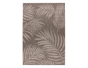 Casa Floral - Buitenkleed – Indoor & Outdoor, Sisal-Look Vloerkleed, Weerbestendig, Tuin, Balkonkleed - Taupe