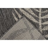 Casa Floral Sisal-Look Buitenkleed Grijs