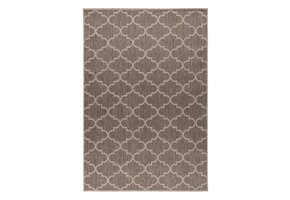 Casa Oriental - Buitenkleed – Indoor & Outdoor, Sisal-Look Vloerkleed, Weerbestendig, Tuin, Balkonkleed - Taupe