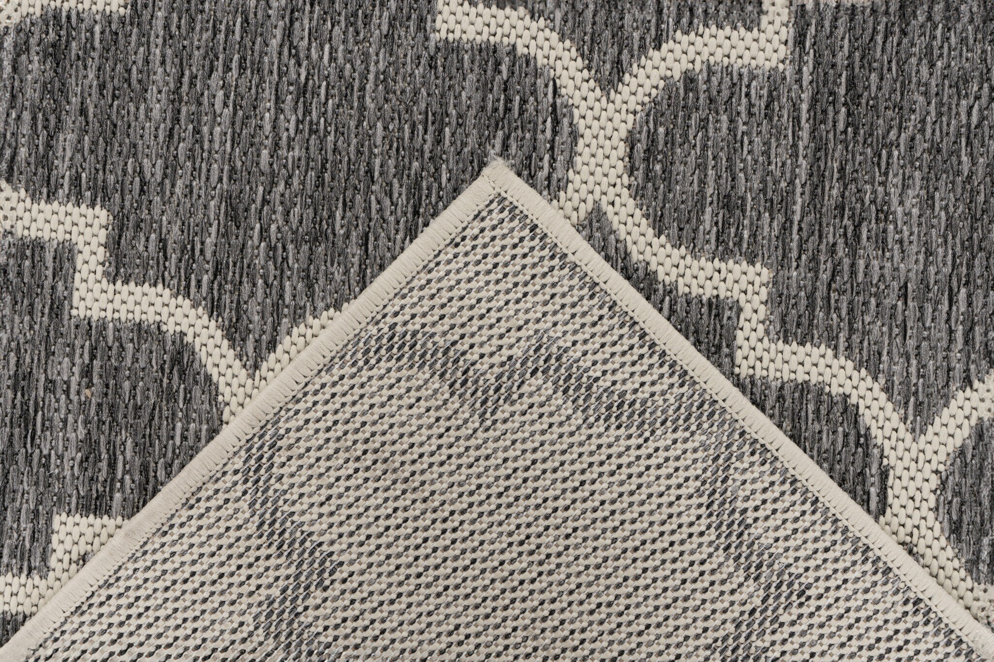 Casa Oriental Sisal-Look Buitenkleed Grijs