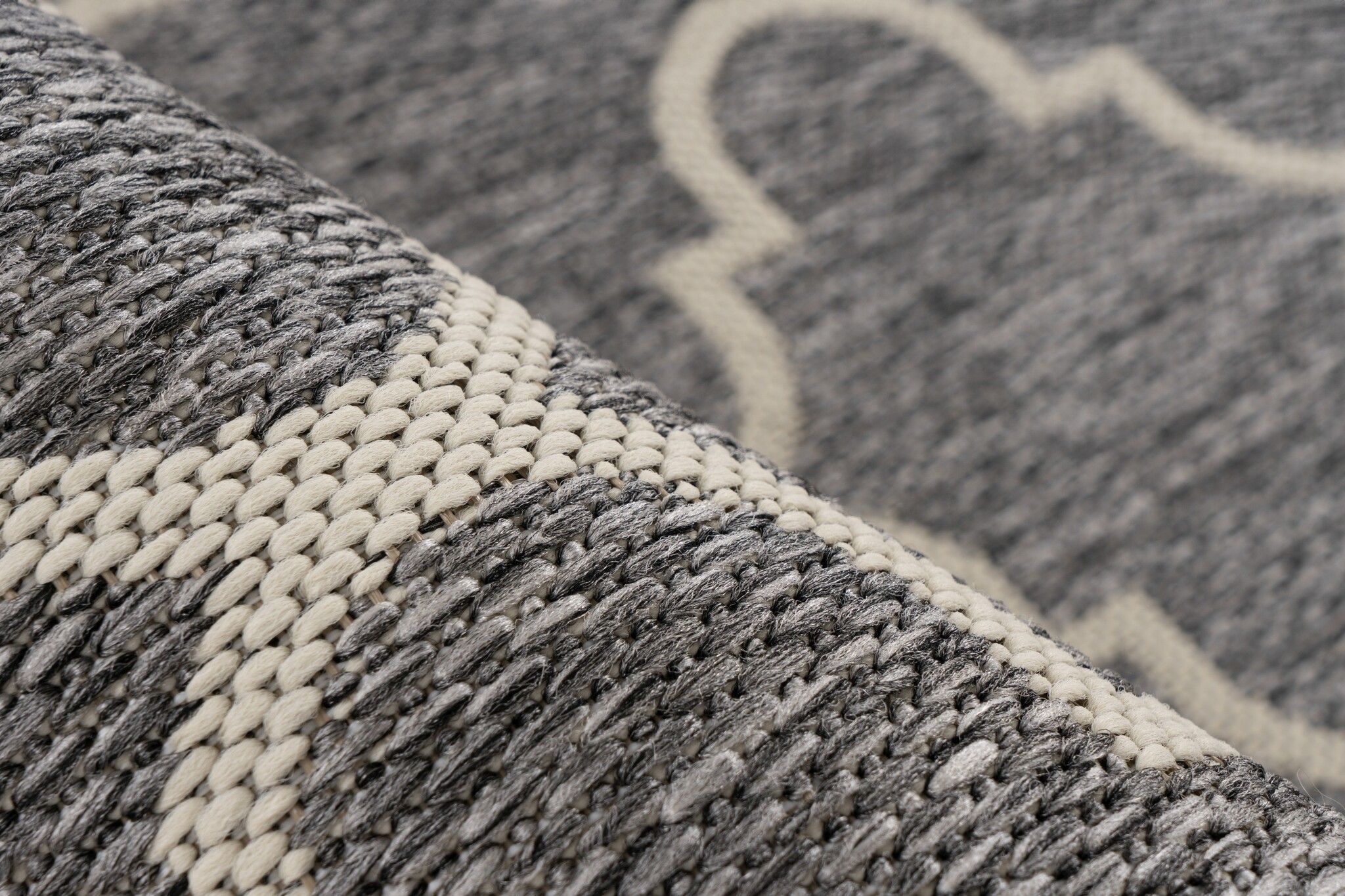 Casa Oriental Sisal-Look Buitenkleed Grijs