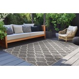 Casa Oriental Sisal-Look Buitenkleed Grijs