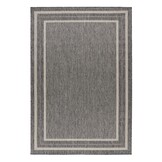 Casa Home - Buitenkleed – Indoor & Outdoor, Sisal-Look Vloerkleed, Weerbestendig, Tuin, Balkonkleed - Grijs