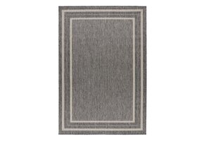 Casa Home - Buitenkleed – Indoor & Outdoor, Sisal-Look Vloerkleed, Weerbestendig, Tuin, Balkonkleed - Grijs