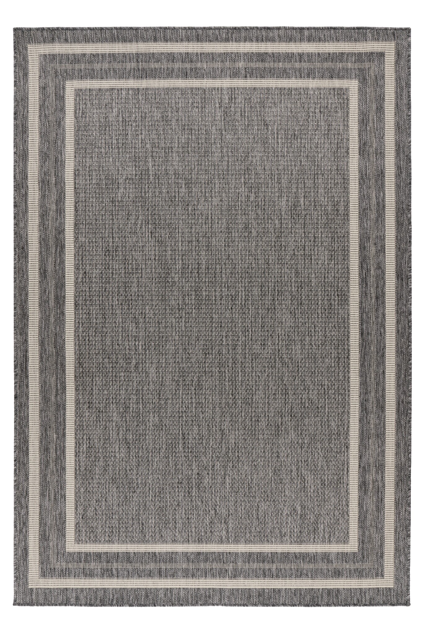 Casa Home - Buitenkleed – Indoor & Outdoor, Sisal-Look Vloerkleed, Weerbestendig, Tuin, Balkonkleed - Grijs