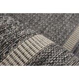 Casa Home - Buitenkleed – Indoor & Outdoor, Sisal-Look Vloerkleed, Weerbestendig, Tuin, Balkonkleed - Grijs