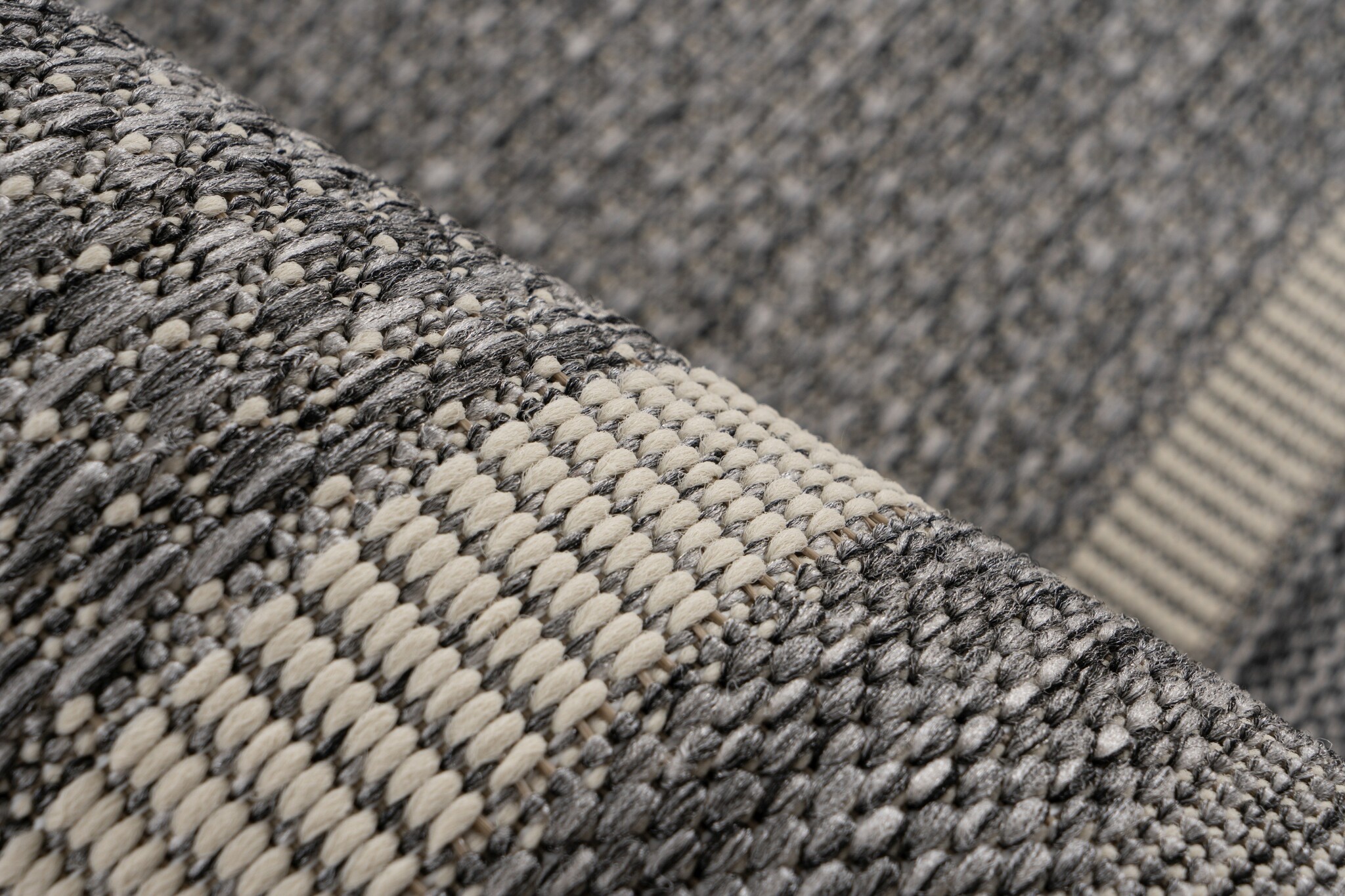 Casa Home Sisal-Look Buitenkleed Grijs