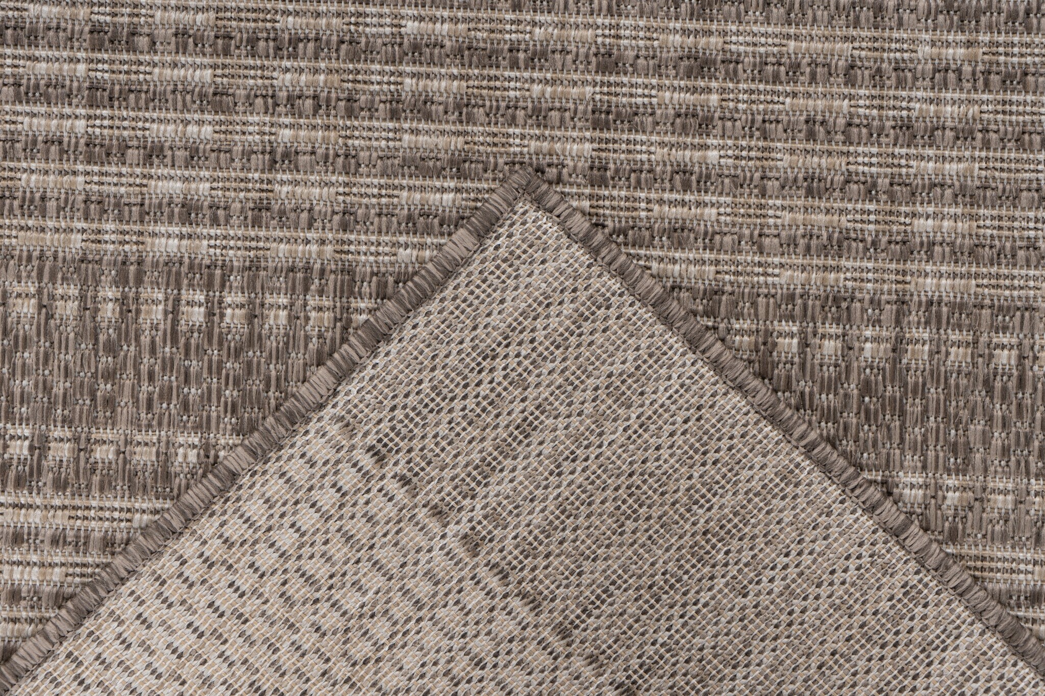 Casa Sisal-Look Buitenkleed Taupe