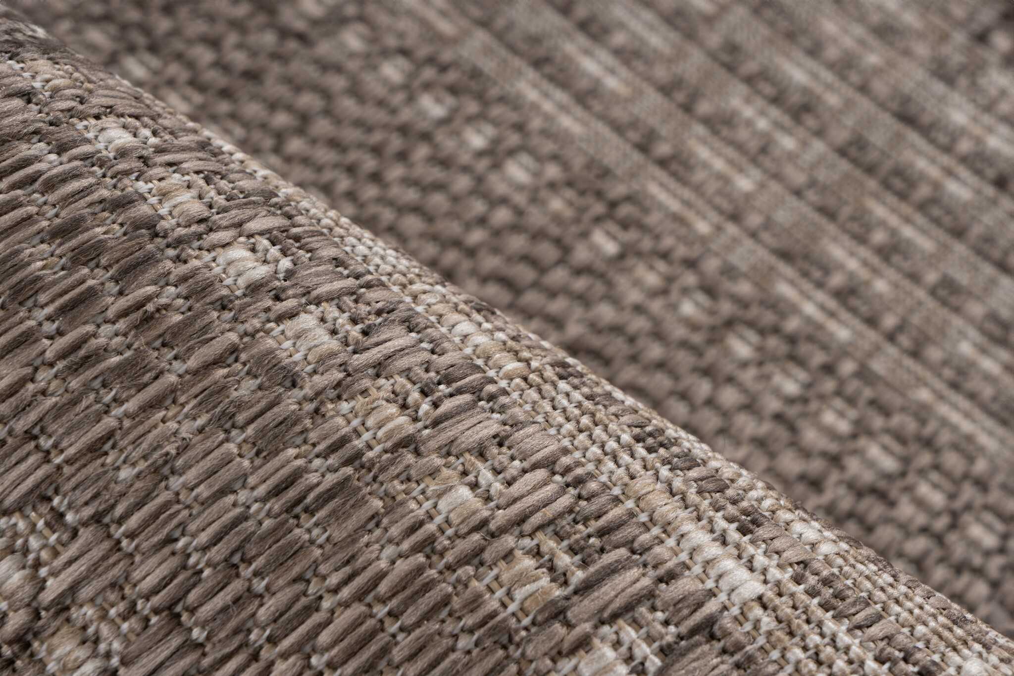 Casa Sisal-Look Buitenkleed Taupe
