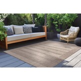 Casa Sisal-Look Buitenkleed Taupe