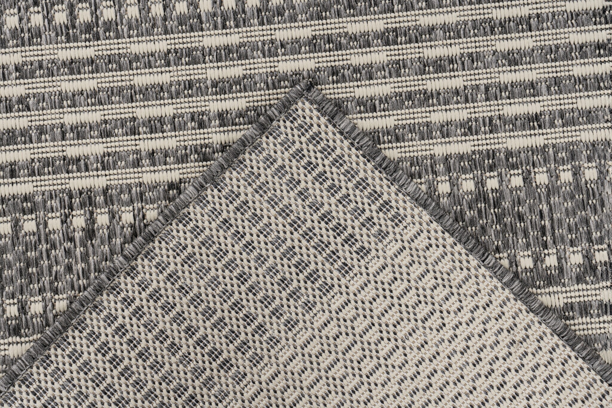 Casa Sisal-Look Buitenkleed Grijs