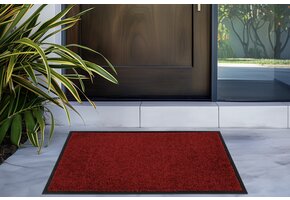 Droogloopmat Amsterdam - Deurmat Binnen – 100% Polyamide, Sterk & Duurzaam - Rood