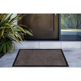 Droogloopmat Amsterdam - Deurmat Binnen – 100% Polyamide, Sterk & Duurzaam - Grijs
