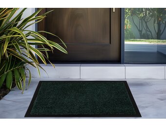 Droogloopmat Amsterdam - Deurmat Binnen – 100% Polyamide, Sterk & Duurzaam - Groen