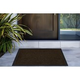 Droogloopmat Amsterdam - Deurmat Binnen – 100% Polyamide, Sterk & Duurzaam - Bruin