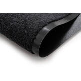 Droogloopmat Amsterdam - Deurmat Binnen – 100% Polyamide, Sterk & Duurzaam - Zwart