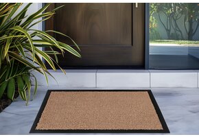 Droogloopmat Amsterdam - Deurmat Binnen – 100% Polyamide, Sterk & Duurzaam - Beige
