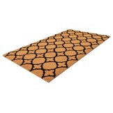 Kokosmat Porto – Deurmat Buiten - 100% Kokosvezel, Natuurlijk & Slijtvast, Stevige PVC Rug - Natuur