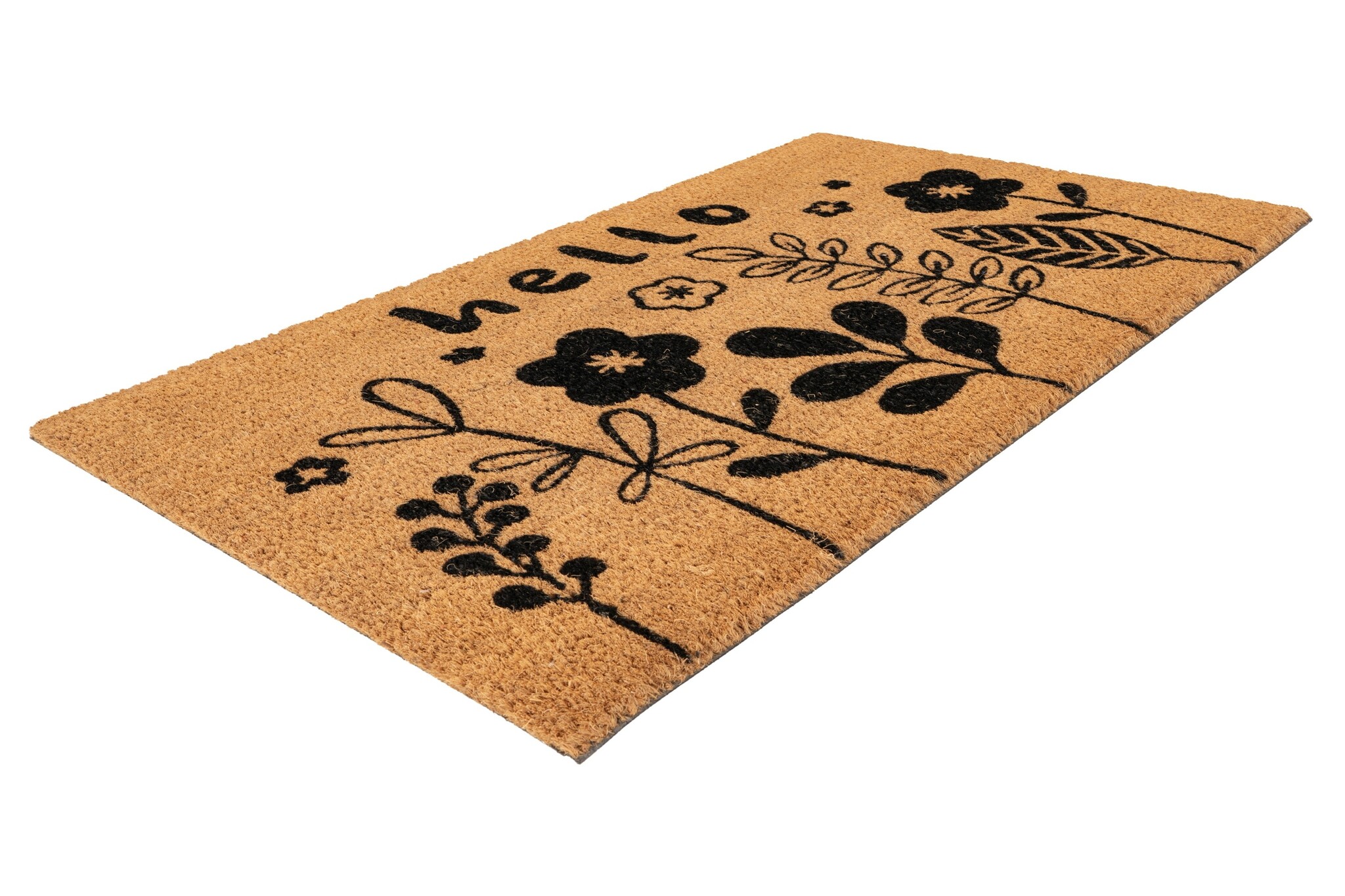 Kokosmat Porto – Deurmat Buiten - 100% Kokosvezel, Natuurlijk & Slijtvast, Stevige PVC Rug - Natuur