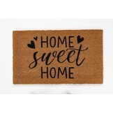 Kokosmat Porto – Deurmat Buiten - 100% Kokosvezel, Natuurlijk & Slijtvast, Stevige PVC Rug - Natuur